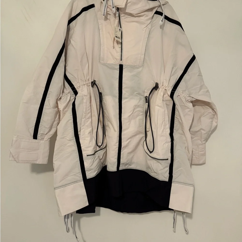 FP Movement Peace Out Backpack Parachute Parka in Off White M-L NWT - Picture 6 of 9
